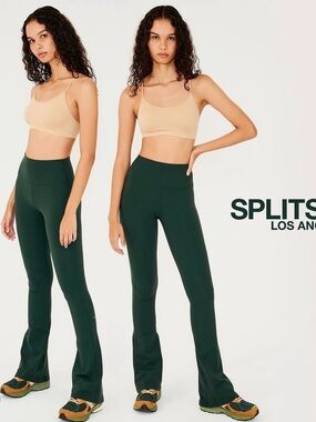 NWT - Splits59 High-Rise Raquel Flare Leggings - Military Green (M) 32”